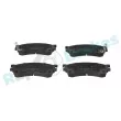Jeu de 4 plaquettes de frein avant RAP BRAKES R-P1001 - Visuel 1