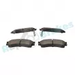 Jeu de 4 plaquettes de frein avant RAP BRAKES R-P1001 - Visuel 3