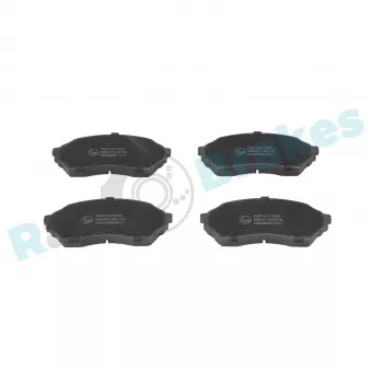 Jeu de 4 plaquettes de frein avant RAP BRAKES R-P1002