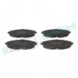 Jeu de 4 plaquettes de frein avant RAP BRAKES R-P1004 - Visuel 1