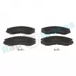 Jeu de 4 plaquettes de frein avant RAP BRAKES R-P1009 - Visuel 1
