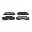 Jeu de 4 plaquettes de frein avant RAP BRAKES R-P1009 - Visuel 2