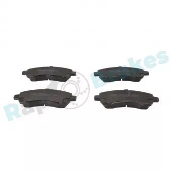 Jeu de 4 plaquettes de frein avant RAP BRAKES R-P1014
