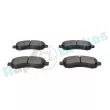 Jeu de 4 plaquettes de frein avant RAP BRAKES R-P1014 - Visuel 3