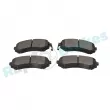 Jeu de 4 plaquettes de frein avant RAP BRAKES R-P1017 - Visuel 3