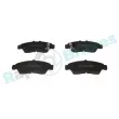 Jeu de 4 plaquettes de frein avant RAP BRAKES R-P1020 - Visuel 1