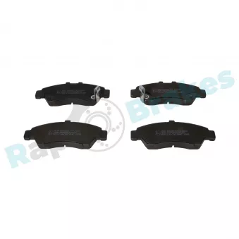 Jeu de 4 plaquettes de frein avant RAP BRAKES R-P1020