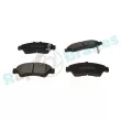 Jeu de 4 plaquettes de frein avant RAP BRAKES R-P1020 - Visuel 2