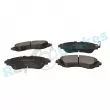 Jeu de 4 plaquettes de frein avant RAP BRAKES R-P1023 - Visuel 2