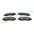 Jeu de 4 plaquettes de frein avant RAP BRAKES R-P1023 - Visuel 3