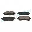 Jeu de 4 plaquettes de frein avant RAP BRAKES R-P1024 - Visuel 2
