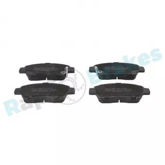 Jeu de 4 plaquettes de frein avant RAP BRAKES R-P1025