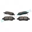 Jeu de 4 plaquettes de frein avant RAP BRAKES R-P1025 - Visuel 3