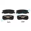 Jeu de 4 plaquettes de frein avant RAP BRAKES R-P1027 - Visuel 1