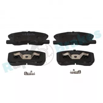 Jeu de 4 plaquettes de frein avant RAP BRAKES R-P1027