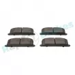 Jeu de 4 plaquettes de frein avant RAP BRAKES R-P1035 - Visuel 2