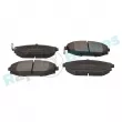 Jeu de 4 plaquettes de frein avant RAP BRAKES R-P1037 - Visuel 2