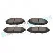 Jeu de 4 plaquettes de frein avant RAP BRAKES R-P1037 - Visuel 3