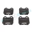Jeu de 4 plaquettes de frein arrière RAP BRAKES R-P1038 - Visuel 1