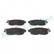 Jeu de 4 plaquettes de frein avant RAP BRAKES R-P1040 - Visuel 1