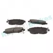 Jeu de 4 plaquettes de frein avant RAP BRAKES R-P1040 - Visuel 2
