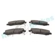 Jeu de 4 plaquettes de frein avant RAP BRAKES R-P1040 - Visuel 3