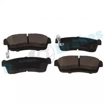 Jeu de 4 plaquettes de frein avant RAP BRAKES R-P1041