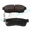 Jeu de 4 plaquettes de frein avant RAP BRAKES R-P1041 - Visuel 2