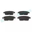 Jeu de 4 plaquettes de frein avant RAP BRAKES R-P1046 - Visuel 1