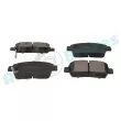 Jeu de 4 plaquettes de frein avant RAP BRAKES R-P1046 - Visuel 2