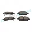 Jeu de 4 plaquettes de frein avant RAP BRAKES R-P1046 - Visuel 3
