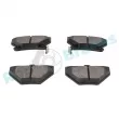 Jeu de 4 plaquettes de frein arrière RAP BRAKES R-P1047 - Visuel 3