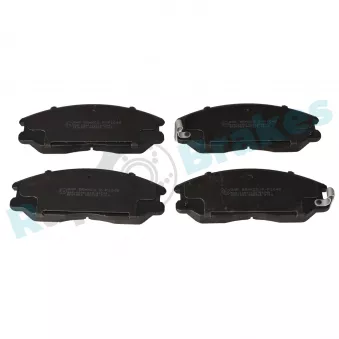 Jeu de 4 plaquettes de frein avant RAP BRAKES R-P1048