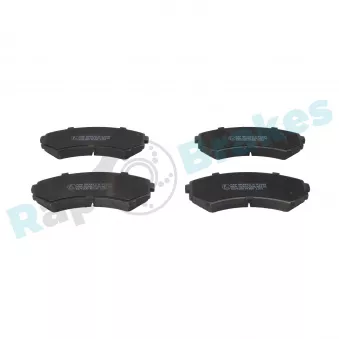 Jeu de 4 plaquettes de frein avant RAP BRAKES R-P1049