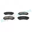 Jeu de 4 plaquettes de frein avant RAP BRAKES R-P1049 - Visuel 2