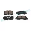 Jeu de 4 plaquettes de frein arrière RAP BRAKES R-P1050 - Visuel 1