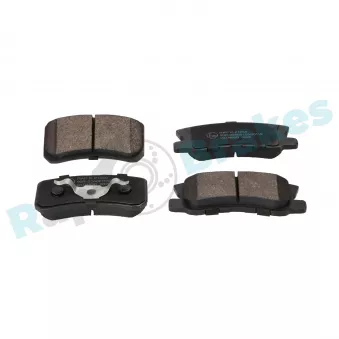 Jeu de 4 plaquettes de frein arrière RAP BRAKES R-P1050
