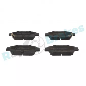 Jeu de 4 plaquettes de frein arrière RAP BRAKES R-P1052