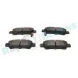 Jeu de 4 plaquettes de frein arrière RAP BRAKES R-P1052 - Visuel 3