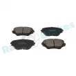 Jeu de 4 plaquettes de frein avant RAP BRAKES R-P1055 - Visuel 2