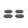 Jeu de 4 plaquettes de frein avant RAP BRAKES R-P1055 - Visuel 3