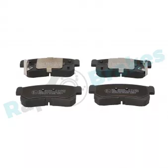 Jeu de 4 plaquettes de frein arrière RAP BRAKES R-P1062