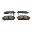 Jeu de 4 plaquettes de frein arrière RAP BRAKES R-P1062 - Visuel 3