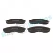 Jeu de 4 plaquettes de frein avant RAP BRAKES R-P1065 - Visuel 1