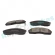 Jeu de 4 plaquettes de frein avant RAP BRAKES R-P1065 - Visuel 2