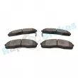 Jeu de 4 plaquettes de frein avant RAP BRAKES R-P1065 - Visuel 3