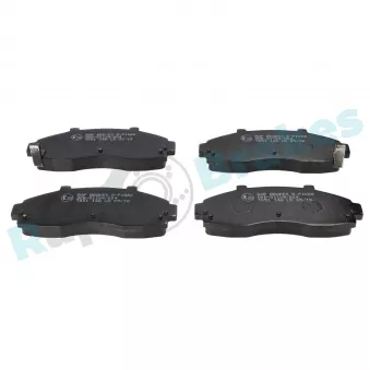 Jeu de 4 plaquettes de frein avant RAP BRAKES R-P1066