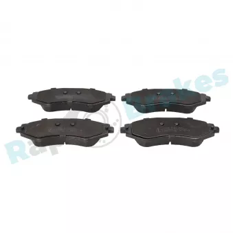 Jeu de 4 plaquettes de frein avant RAP BRAKES R-P1068