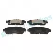 Jeu de 4 plaquettes de frein avant RAP BRAKES R-P1070 - Visuel 1