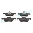 Jeu de 4 plaquettes de frein avant RAP BRAKES R-P1075 - Visuel 1